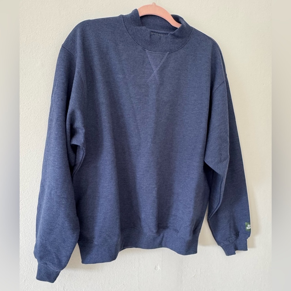 Daily Drills Navy Fleece Crewneck Sweatshirt